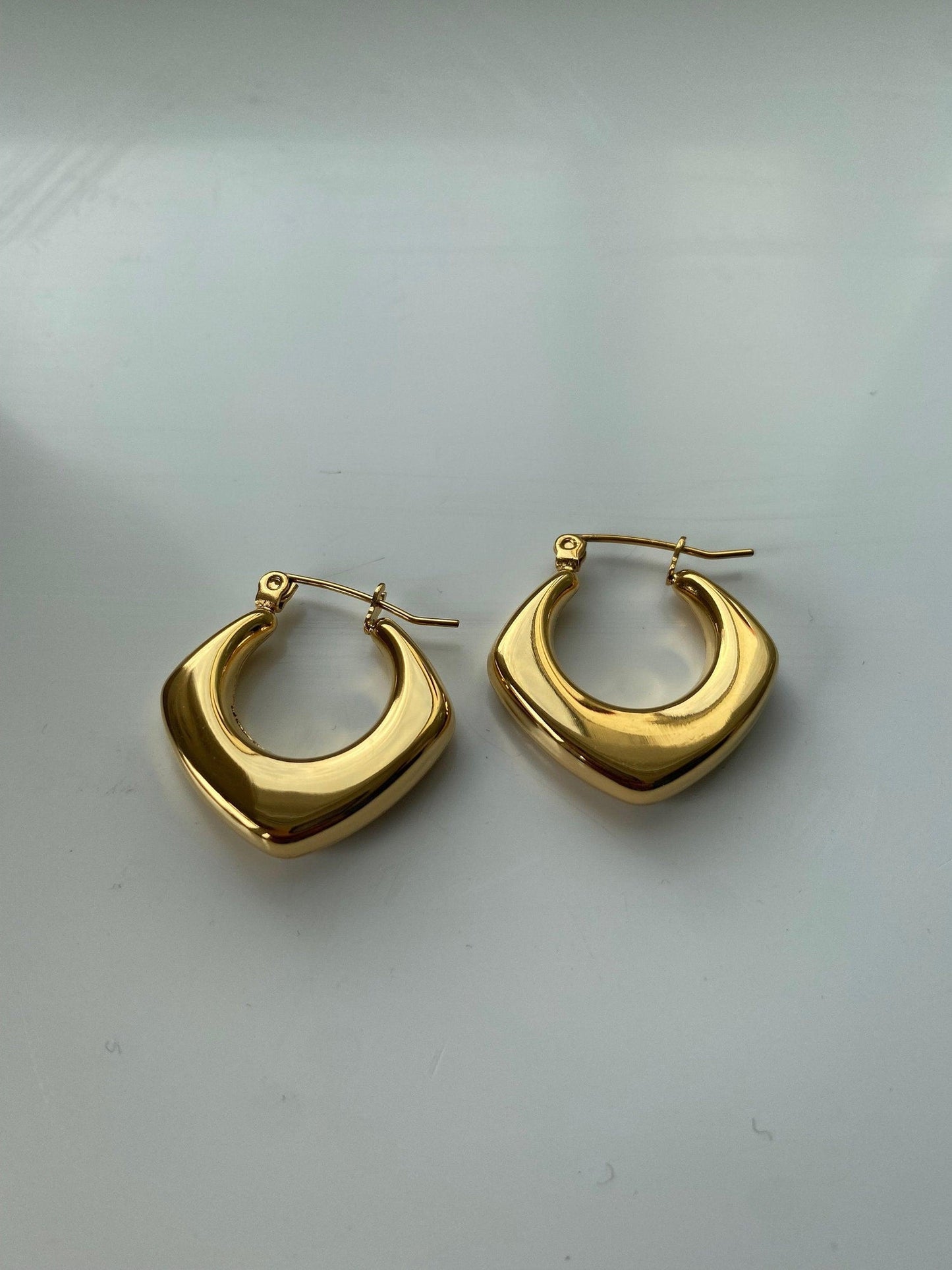 Square Hoops Earrings