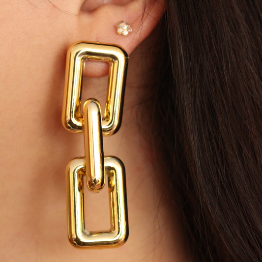 Square Drops Earrings