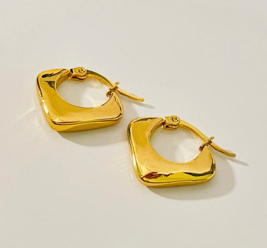 Square Hoops Earrings