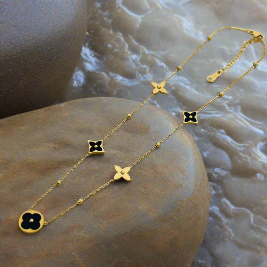 Black Gold LV Necklace