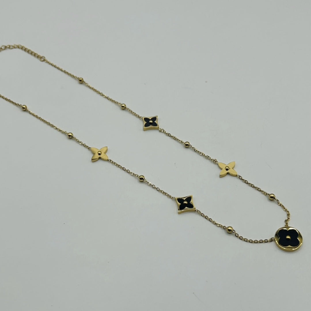 Black Gold LV Necklace