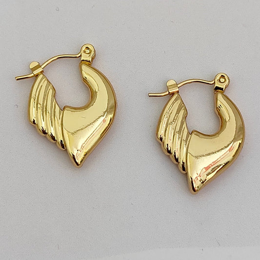Wing Hoops Earrings
