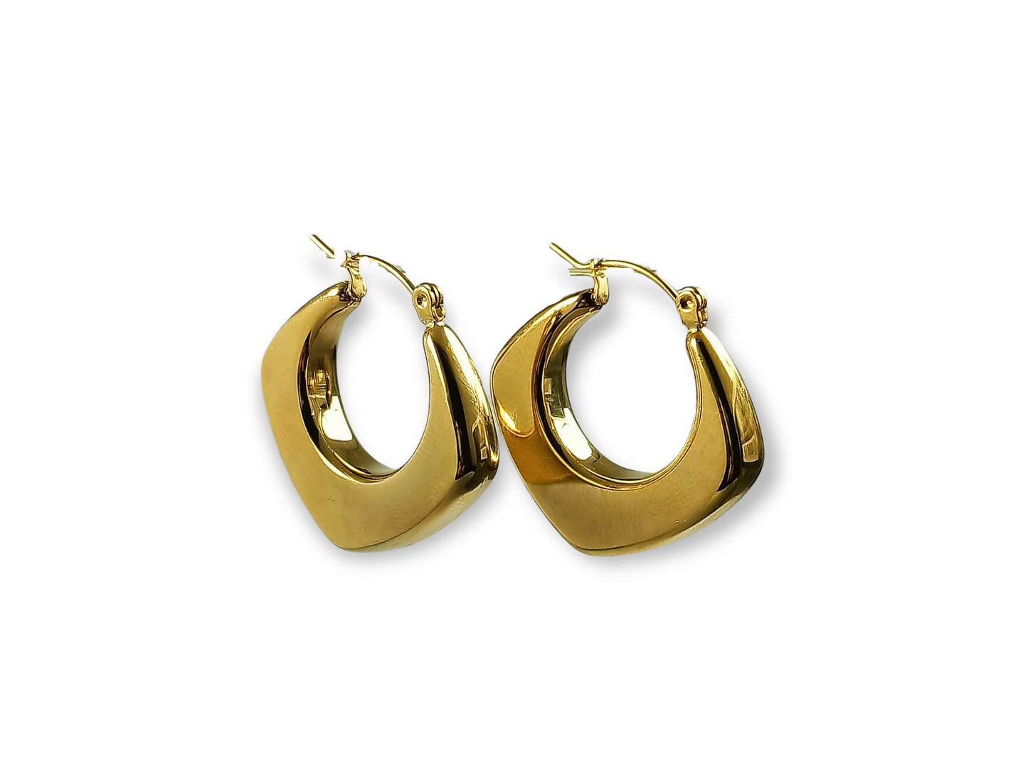 Square Hoops Earrings